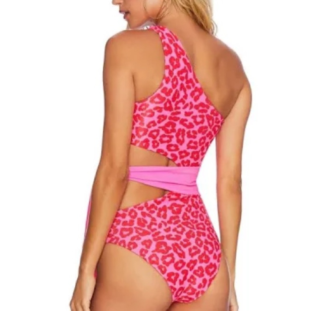 Beach Riot Rae One Love Leopard One Piece - Picture 2 of 9